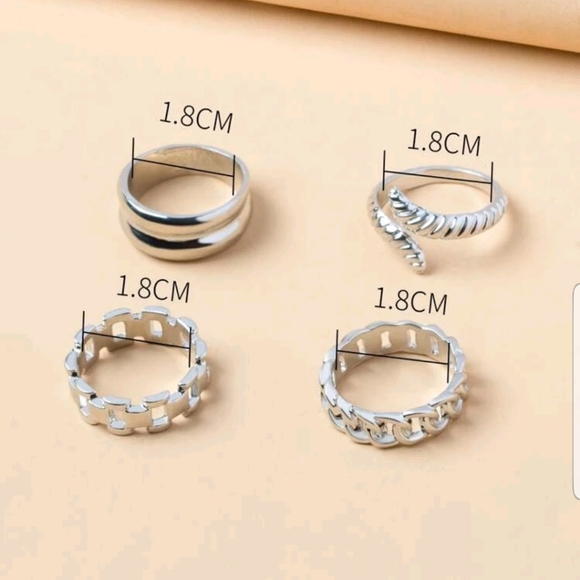 Silver rings - Picture 4 of 4